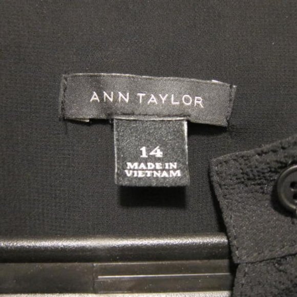 Ann Taylor Black A-Line Dress - Picture 5 of 6